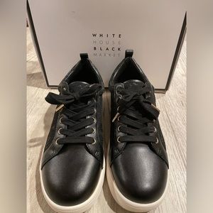 White House Black Market Lace Sneakers - Black